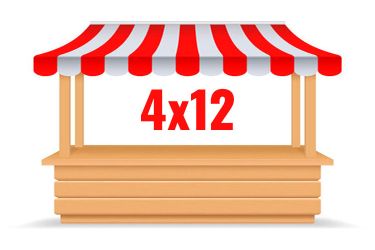 Markkinapaikka 4x12 m