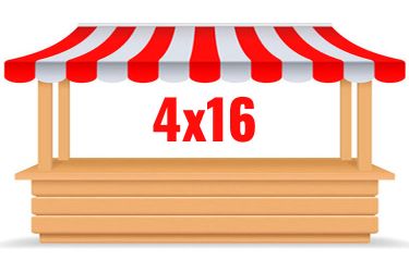 Markkinapaikka 4x16 m